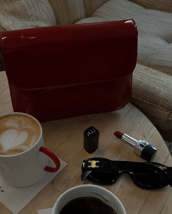 BIANCA HANDBAG RED WINE
